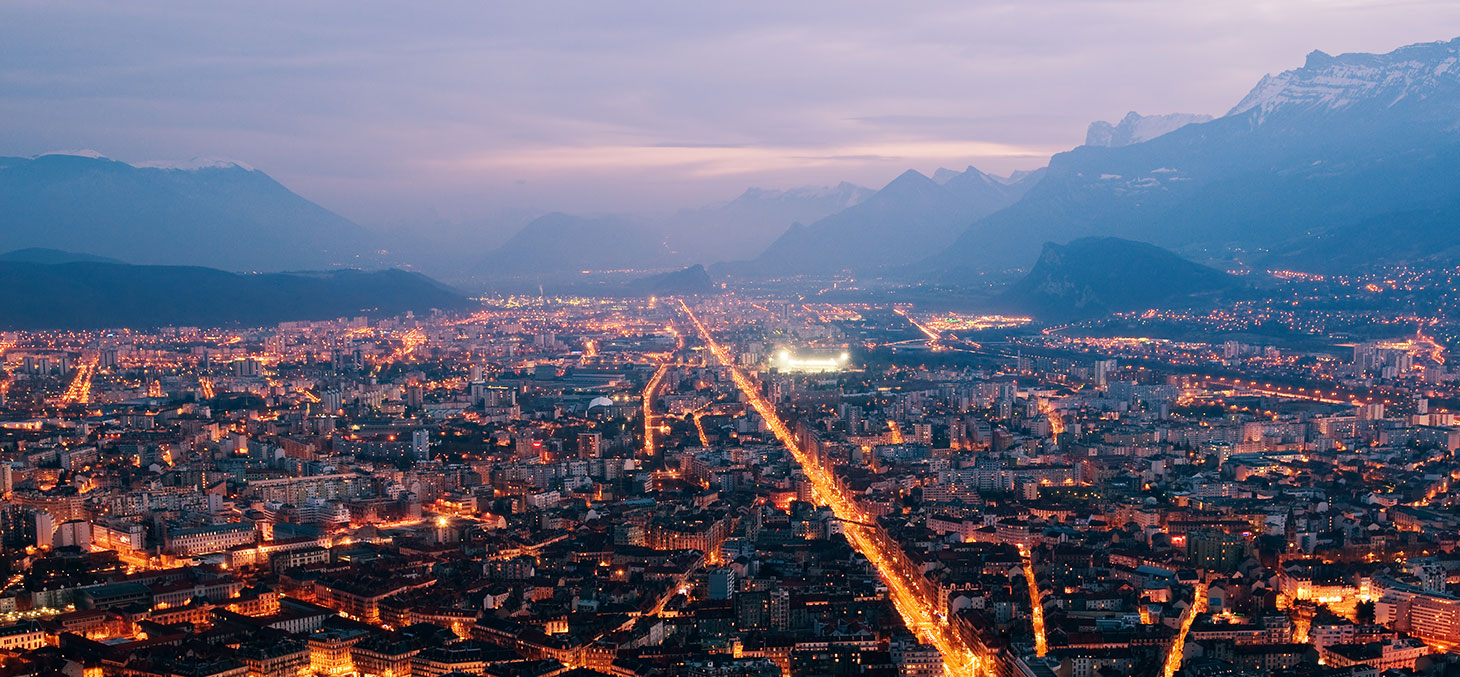 Grenoble by night